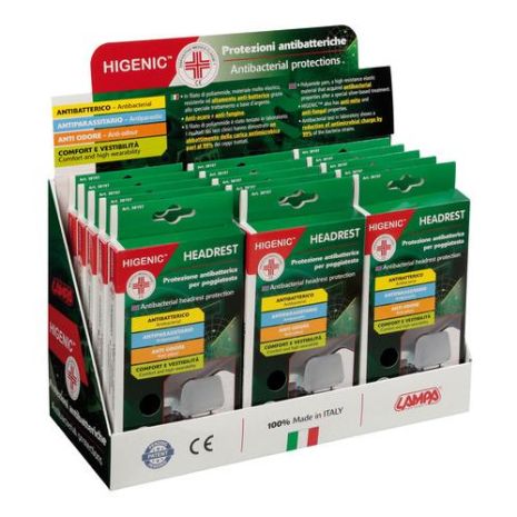 ΚΑΛΥΜΜΑ ΓΙΑ ΤΟ ΠΡΟΣΚΕΦΑΛΟ ΚΑΘΙΣΜΑΤΟΣ ΑΝΤΙΒΑΚΤΗΡΙΔΙΑΚΟ/ ΑΝΤΙΠΑΡΑΣΙΤΙΚΟ  HIGENIC HEADREST Auto Moto Tyres 