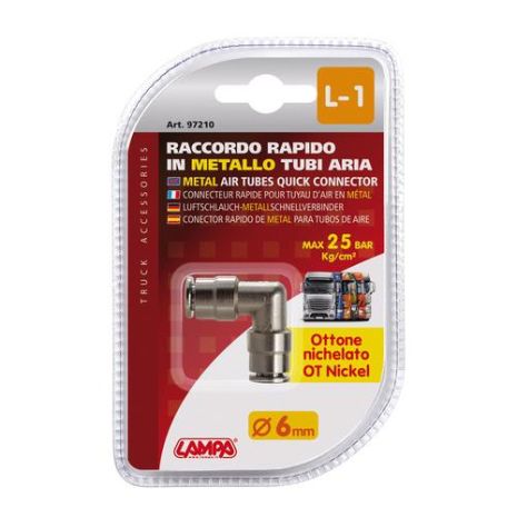 ΣΥΝΔΕΣΜΟΣ L-1 ΜΕΤΑΛΛΙΚΟΣ ΜΕ ΔΙΑΜΕΤΡΟ 6 mm - 25 bar/kg/cm2 max ΜΕ ΓΩΝΙΑ 90 ΜΟΙΡΩΝ ΓΙΑ ΣΩΛΗΝΑΚΙΑ ΑΕΡΑ - 1 ΤΕΜ. Auto Moto Tyres 