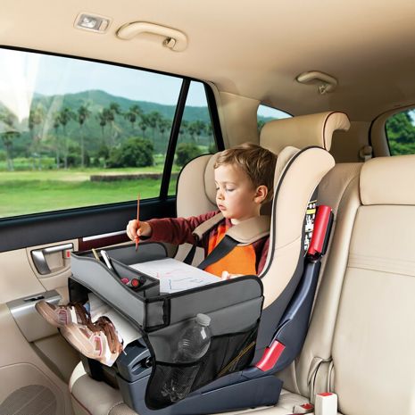 ΤΡΑΠΕΖΑΚΙ ΤΑΞΙΔΙΟΥ ΓΙΑ ΠΑΙΔΙΚΟ ΚΑΘΙΣΜΑ SNACK ΚΑΙ PLAY ΑΔΙΑΒΡΟΧΟ ΦΟΡΗΤΟ 40x36cm LAMPA - 1 ΤΕΜ. Auto Moto Tyres 