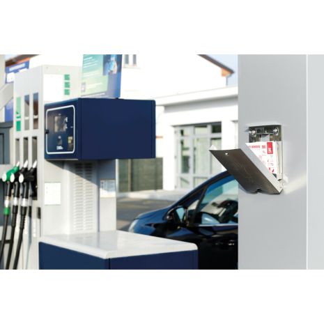 ΚΟΥΤΙ ΜΕΤΑΛΛΙΚΟ (ΒΙΔΩΤΟ ΣΤΟΝ ΤΟΙΧΟ) ΜΕ ΚΛΕΙΔΙ ΓΙΑ ΓΑΝΤΙΑ ΜΙΑΣ ΧΡΗΣΗΣ (7140.3 ΓΑΝΤΙΑ) Auto Moto Tyres 