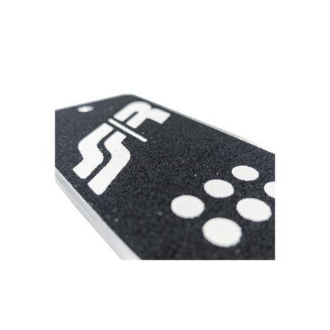 ΤΕΜΠΕΛΗΣ ΠΟΔΙΟΥ ANTI SLIP LOOK ΜΑΥΡΟ ΑΛΟΥΜΙΝΙΟΥ 195x80mm  SIMONI RACING - 1 TEM. Auto Moto Tyres 