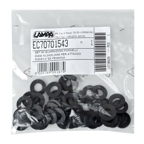 ΤΣΙΜΟΥΧΕΣ ΣΤΕΓΑΝΟΠΟΙΗΣΗΣ ΛΑΣΤΙΧΕΝΙΕΣ ΣΤΡΟΓΓΥΛΕΣ ΓΙΑ ΑΝΤΑΠΤΟΡΕΣ ΥΓΡΑΕΡΙΟΥ Φ10,2mm LAMPA - 50 TEM. Auto Moto Tyres 