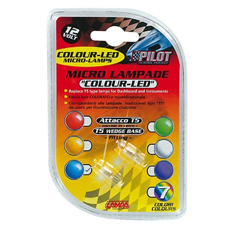 ΣΕΤ ΛΑΜΠΑΚΙΑ ΜΕ LED T5 W2x4.6d  ΚΑΡΦΙ Auto Moto Tyres 