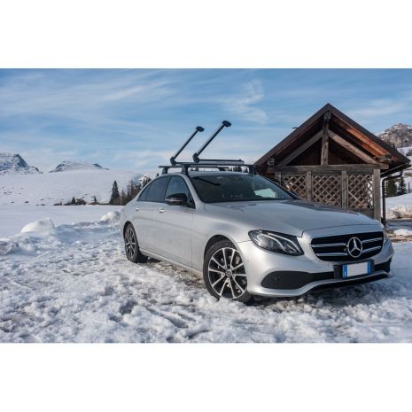 ΒΑΣΗ ΣΚΙ ΟΡΟΦΗΣ 6 ΖΕΥΓΑΡΙΑ ΣΚΙ /4 SNOWBOARD ΑΛΟΥΜΙΝΙΟΥ ΜΕ ΚΛΕΙΔΙ NORDIC-KING 80cm Auto Moto Tyres 