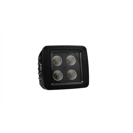 ΠΡΟΒΟΛΕΑΣ ΕΡΓΑΣΙΑΣ  WORKING LAMPS 10-32V 20W 1100lm 4 x CREE LED ΤΕΤΡΑΓΩΝΟΣ 82 x 80 x 111 mm BLACK SERIES M-TECH -1ΤΕΜ Auto Moto Tyres 