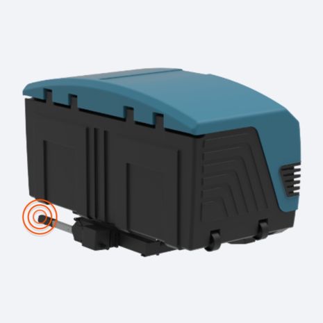 ΜΠΑΓΚΑΖΙΕΡΑ ΚΟΤΣΑΔΟΡΟΥ 400 LT TOWBOX V3 MARINE BLUE (ΜΠΛΕ) ΜΕ LED ΦΑΝΑΡΙΑ Auto Moto Tyres 