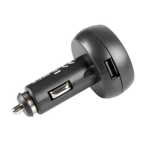 ΒΟΛΤΟΜΕΤΡΟ ΜΠΑΤΑΡΙΑΣ SMART-PLUG  3 in 1 12/24V 2,1A (ΜΕ ΘΕΡΜΟΜΕΤΡΟ ΚΑΙ ΘΥΡΑ USB) Auto Moto Tyres 