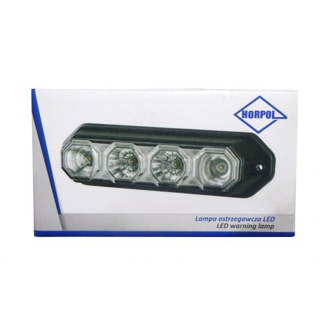 ΦΩΣ ΠΡΟΕΙΔΟΠΟΙΗΣΗΣ 12/24V HOR78 6W 4LED 143x35mm ΠΟΡΤΟΚΑΛΙ Auto Moto Tyres 