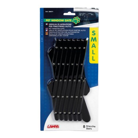 ΚΑΓΚΕΛΟ ΠΑΡΑΘΥΡΟΥ ΓΙΑ ΣΚΥΛΟΥΣ- ΚΑΤΟΙΚΙΔΙΑ ΖΩΑ (S) 42x20cm 8 ΠΛΕΓΜΑΤΩΝ PET WINDOW GATE-1ΤΕΜ. Auto Moto Tyres 