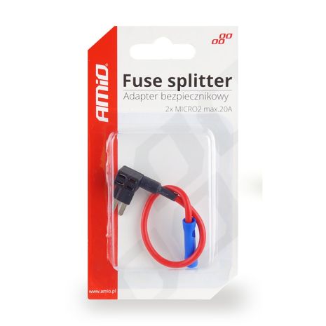 ΚΛΕΦΤΗΣ ΡΕΥΜΑΤΟΣ ΑΠΟ ΑΣΦΑΛΕΙΟΘΗΚΗ ΓΙΑ 2 ΑΣΦΑΛΕΙΕΣ ΕΩΣ 20A (MICRO2 FUSE) AMiO - 1 ΤΕΜ. Auto Moto Tyres 