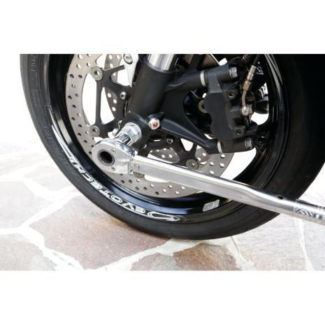 ΚΛΕΙΔΙ ΑΞΟΝΑ MOTO ΓΙΑ ΑΦΑΙΡΕΣΗ ΜΠΡΟΣΤΙΝΟΥ ΤΡΟΧΟΥ 4 ΜΕΓΕΘΗ (17/19/22/24mm) ΧΑΛΥΒΑΣ (CNC) 1TEM Auto Moto Tyres 