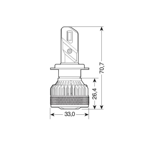 H7 9-32V PX26d 6.500K 7.200lm 45W HALO LED LIGHTING SERIES 14 G-XP SPECIAL CHIPS  LED KIT LAMPA - 2 TEM. Auto Moto Tyres 