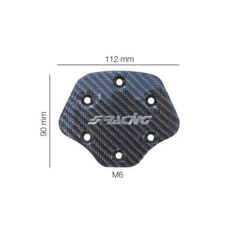 ΚΑΠΑΚΙ ΚΑΤΑΡΓΗΣΗΣ ΚΟΡΝΑΣ REAL CARBON 90x112mm ΓΙΑ ΤΙΜΟΝΙΑ 6ΤΡΥΠΑ ΑΓΩΝΙΣΤΙΚΟΥ ΤΥΠΟΥ Auto Moto Tyres 