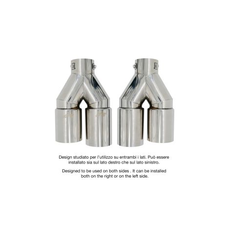 ΑΚΡΟ (ΜΠΟΥΚΑ) ΕΞΑΤΜΙΣΗΣ ΔΙΠΛΗ ΑΠΟΛΗΞΗ 33>73mm (ΜΗΚΟΣ: 280mm/ ΔΙΑΜΕΤΡΟΣ ΕΞΩΤΕΡΙΚΗ 88mmX2) SIMONI RACING - 1 TEM. Auto Moto Tyres 