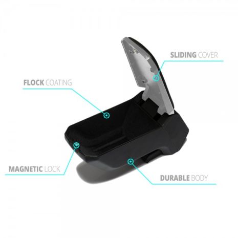 ΤΕΜΠΕΛΗΣ ΜΕ ΑΝΤΑΠΤΟΡΑ ΤΟΠΟΘΕΤΗΣΗΣ ΜΑΥΡΟΣ ΓΙΑ PEUGEOT 301 2012+ S-Dizayn - 1 Τεμ. Auto Moto Tyres 