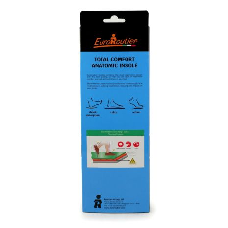 Ανατομικοί Πάτοι Universal ESD από την Euroroutier σε μέγεθος EU44/UK10 σε Γκρι Χρώμα για Παπούτσια Ασφαλείας και Εργασίας Auto Moto Tyres 