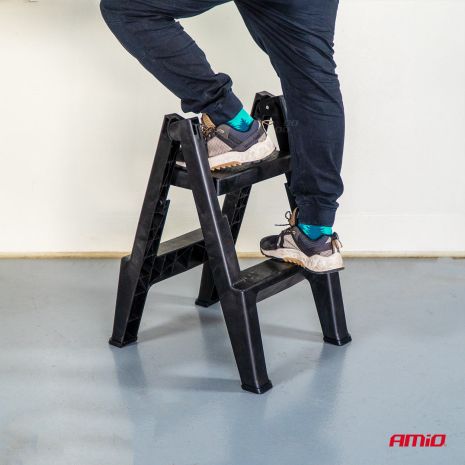 ΣΚΑΛΑ/ΣΚΑΜΠΟ ΠΤΥΣΣΟΜΕΝΗ ΠΛΑΣΤΙΚΗ ΥΨΟΥΣ 51,5cm ΜΕΓΙΣΤΟ ΒΑΡΟΣ 150kg MAX AMIO - 1 τεμ. Auto Moto Tyres 