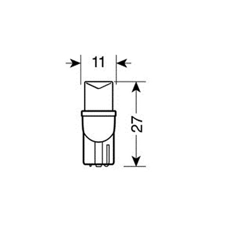 Τ10 ΨΕΙΡΑ ΔΙΑΘΛΑΣΗΣ ΜΠΛΕ ΦΩΣ W2.1x9.5d Auto Moto Tyres 