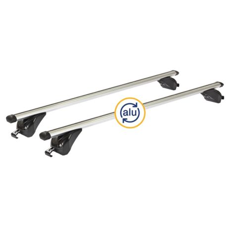 ΜΠΑΡΕΣ ΟΡΟΦΗΣ ΑΛΟΥΜΙΝΙΟΥ ΜΕ ΚΛΕΙΔΑΡΙΑ KING1 112 CM Κ39 (FLUSH RAILING) - 2 ΤΕΜ. Auto Moto Tyres 