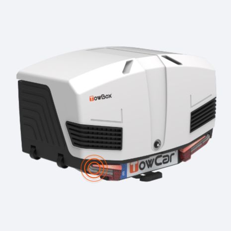 ΜΠΑΓΚΑΖΙΕΡΑ ΚΟΤΣΑΔΟΡΟΥ 400 LT TOWBOX V3 ARCTIC WHITE (ΛΕΥΚΟ) ΜΕ LED ΦΑΝΑΡΙΑ Auto Moto Tyres 