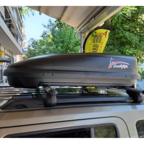 ΜΠΑΓΚΑΖΙΕΡΑ ΟΡΟΦΗΣ RACE AXION 320L (ΜΑΥΡΗ/ΕΛΑΦΡΩΣ ΑΝΑΓΛΥΦΗ - 125X90X34 cm - MAX 50 kg) Auto Moto Tyres 