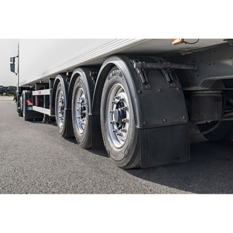 ΛΑΣΠΩΤΗΡΕΣ ΦΟΡΤΗΓΟΥ PVC ΜΑΥΡΟΙ ΜΕ ΕΓΚΡΙΣΗ 450x750x350mm LAMPA - 2 ΤΕΜ. Auto Moto Tyres 