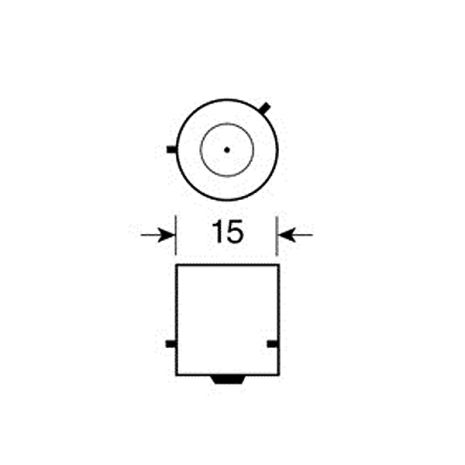 ΛΑΜΠΑ 11LED ΠΟΡΤΟΚΑΛΙ 12V PY21W Auto Moto Tyres 