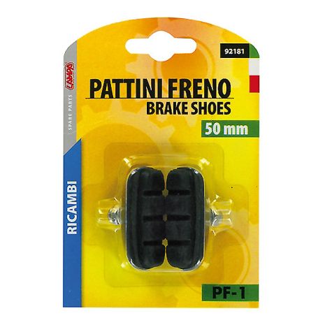 ΤΑΚΑΚΙΑ ΦΡΕΝΩΝ ΠΟΔΗΛΑΤΟΥ ΓΙΑ ΤΥΠΟ ΦΡΕΝΩΝ "CALIPER" 50mm PF-1  ΜΑΥΡΟ 2ΤΕΜ. Auto Moto Tyres 