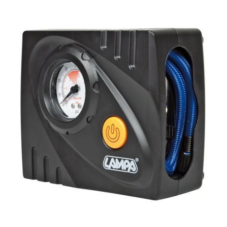 Κομπρεσέρ Ελαστικών 12V 450ml με υγρό επισκευής 450ml Μανόμετρο ΚΑΙ Μετρητή Πίεσης Auto Moto Tyres 