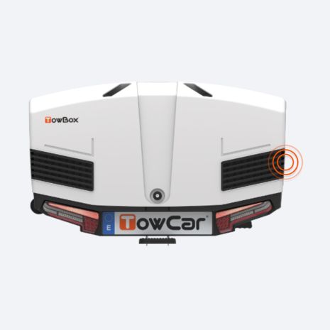 ΜΠΑΓΚΑΖΙΕΡΑ ΚΟΤΣΑΔΟΡΟΥ 400 LT TOWBOX V3 ARCTIC WHITE (ΛΕΥΚΟ) ΜΕ LED ΦΑΝΑΡΙΑ Auto Moto Tyres 