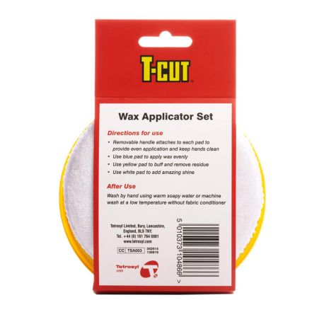 ΣΦΟΥΓΓΑΡΙΑ ΓΥΑΛΙΣΜΑΤΟΣ ΜΕ ΛΑΒΗ ΧΕΙΡΟΣ ΓΙΑ ΧΡΗΣΗ ΕΦΑΡΜΟΓΗΣ ΑΛΟΙΦΩΝ T-CUT APPLICATOR SET 3 ΤΕΜ. Auto Moto Tyres 