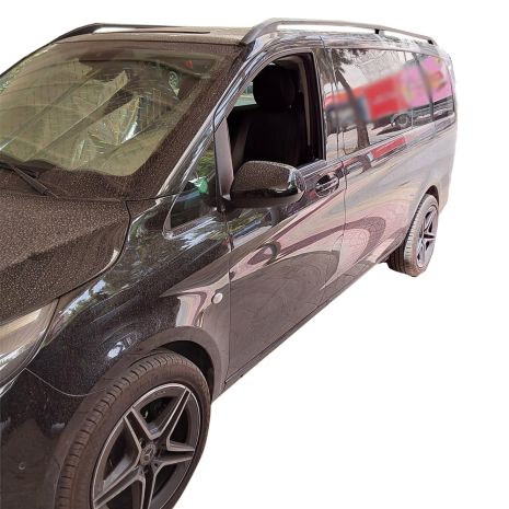 ΜΠΑΡΕΣ ΟΡΟΦΗΣ ΓΙΑ MERCEDES VITO / VIANO W639/W447 2003+ ΠΑΡΑΛΛΗΛΕΣ ΑΛΟΥΜΙΝΙΟΥ L3 ΜΑΥΡΕΣ OMTEC - 2 τεμ. Auto Moto Tyres 