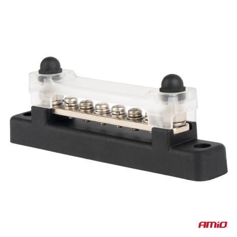 ΜΠΑΡΑ ΚΑΛΩΔΙΩΝ / ΤΕΡΜΑΤΙΚΟ 6 ΘΕΣΕΩΝ M6 max 48V  AMIO - 1 Τεμ. Auto Moto Tyres 