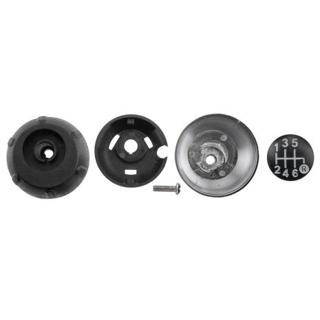 ΠΟΜΟΛΟ ΤΑΧΥΤΗΤΩΝ ΜΑΡΚΕ ΜΕ ΕΝΔΕΙΞΗ 6 ΤΑΧΥΤΗΤΩΝ ΣΕ ΧΡΩΜΙΟ-ΑΣΗΜΙ-ΜΑΥΡΟΧΡΩΜΑ ΓΙΑ FIAT 500 ABARTH 2007+ NTY - 1 ΤΕΜ. Auto Moto Tyres 