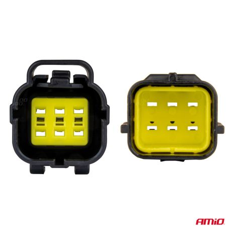 ΦΙΣΑ ΣΥΝΔΕΣΗΣ ΜΕ ΥΠΟΔΟΧΗ 6 PIN Φ2,2mm ΑΔΙΑΒΡΟΧΗ AMIO - 1 τεμ. Auto Moto Tyres 