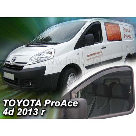 ΑΝΕΜΟΘΡΑΥΣΤΕΣ ΓΙΑ PEUGEOT EXPERT 2007-2016 / JUMPY 4D 2007-2016 / SCUDO 2007-2016 / PROACE 4D 2013-2016 ΖΕΥΓΑΡΙ ΑΠΟ ΕΥΚΑΜΠΤΟ ΦΙΜΕ ΠΛΑΣΤΙΚΟ HEKO - 2 ΤΕΜ. Auto Moto Tyres 
