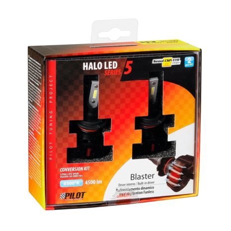H7 9-32V 6.500K 4.500lm 40W PX26d HALO LED SERIE 5 BLASTER 8LED SEOUL 2ΤΕΜ. LED KIT Auto Moto Tyres 
