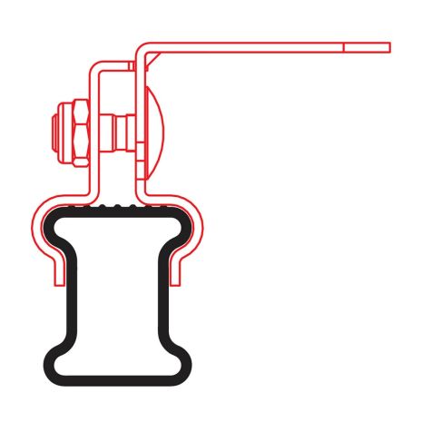 ΑΝΤΑΠΤΟΡΑΣ ΓΙΑ ΒΑΣΗ ΣΤΗΡΙΞΗΣ ΦΑΡΟΥ ΓΙΑ ΜΠΑΡΕΣ ΟΡΟΦΗΣ KARGO ΣΙΔΕΡΕΝΙΕΣ NORDRIVE -1ΤΕΜ. Auto Moto Tyres 