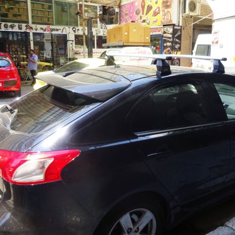 KIT ΜΕ ΜΠΑΡΕΣ ΟΡΟΦΗΣ ΓΙΑ MITSUBISHI LANCER 4D / 5D 07/2008+ ΑΛΟΥΜΙΝΙΟΥ TEMA MENABO (AL1-3360-FIX501FP)-2 ΤΕΜ. Auto Moto Tyres 