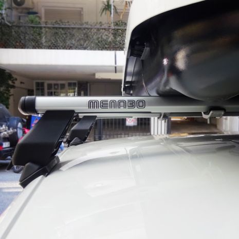 KIT ΜΕ ΜΠΑΡΕΣ ΟΡΟΦΗΣ ΓΙΑ VW POLO 6R/6C 5D 2010-2017 ΑΛΟΥΜΙΝΙΟΥ ΚΑΙ ΜΠΑΓΚΑΖΙΕΡΑ ΟΡΟΦΗΣ MANIA 400 MENABO (AL1-3360/MB-FIX040G-3290/MB-3390/MB) Auto Moto Tyres 