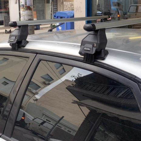 KIT ΜΕ ΜΠΑΡΕΣ ΟΡΟΦΗΣ ΓΙΑ TOYOTA COROLLA HTB 5D 1997-2001 ΑΛΟΥΜΙΝΙΟΥ TEMA MENABO (AL1-3360-FIX026G)-2 ΤΕΜ. Auto Moto Tyres 