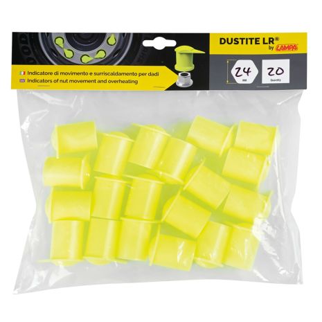 ΚΑΠΑΚΙΑ ΔΕΙΚΤΕΣ ΠΑΞΙΜΑΔΙΩΝ 24mm DUSTITE LR ΓΙΑ ΟΠΤΙΚΟ ΕΛΕΓΧΟ ΧΑΛΑΡΩΣΗΣ ΚΑΙ ΞΕΒΙΔΩΜΑΤΟΣ - 20 ΤΕΜ. Auto Moto Tyres 