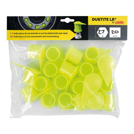ΚΑΠΑΚΙΑ ΔΕΙΚΤΕΣ ΠΑΞΙΜΑΔΙΩΝ 27mm DUSTITE LR ΓΙΑ ΟΠΤΙΚΟ ΕΛΕΓΧΟ ΧΑΛΑΡΩΣΗΣ ΚΑΙ ΞΕΒΙΔΩΜΑΤΟΣ - 20 ΤΕΜ. Auto Moto Tyres 