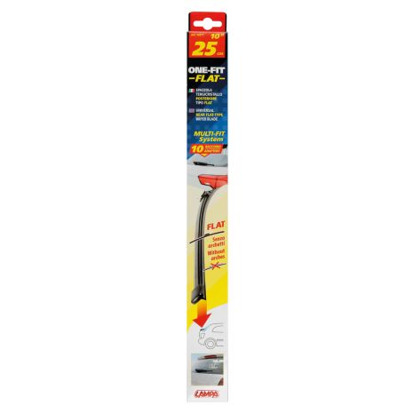 ΥΑΛΟΚΑΘΑΡΙΣΤΗΡΑΣ ΠΙΣΩ ONE FIT FLAT 25cm (10") 1ΤΕΜ. ΜΕ 10 ΑΝΤΑΠΤΟΡΕΣ (VW GROUP) Auto Moto Tyres 