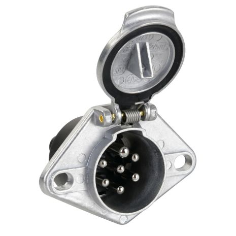 ΠΡΙΖΑ ΚΟΤΣΑΔΟΡΟΥ ΜΕΤΑΛΛΙΚΗ ΑΣΗΜΙ 24N 24V 7PIN ISO 1185 Auto Moto Tyres 