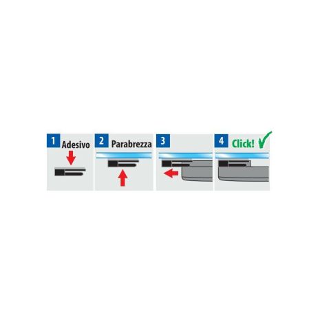 ΒΑΣΗ ΣΤΗΡΙΞΗΣ ΓΙΑ ΣΥΣΚΕΥΕΣ E-PASS ΔΙΟΔΙΩΝ (ΝΕΑΣ ΕΚΔΟΣΗΣ mod2023)  ΜΕ ΚΛΙΠ ΑΥΤΟΚΟΛΛΗΤΗ ΠΑΡΜΠΡΙΖ LAMPA - 10 ΤΕM. Auto Moto Tyres 