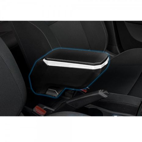 ΤΕΜΠΕΛΗΣ ΜΑΥΡΟΣ / ΑΣΗΜΙ ΜΕ ΜΕΤΑΛΛΙΚΗ ΒΑΣΗ PEUGEOT 2008 2013+ (6922-K14+KLC-UNV-GR) S-Dizayn - 2 Τεμ. Auto Moto Tyres 