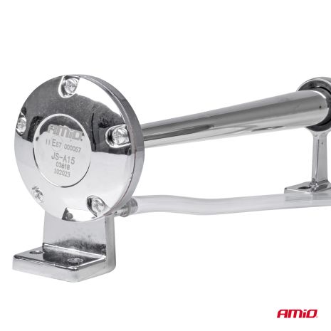 ΚΟΡΝΑ ΠΝΕΥΜΑΤΙΚΗ ΜΟΝΗ 12V (ΜΗΚΟΣ:45 cm ΔΙΑΜΕΤΡΟΣ ΕΞΟΔΟΥ: 9cm) ΧΡΩΜΙΟΥ AMIO - 1 Τεμ. Auto Moto Tyres 