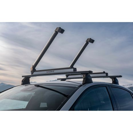 ΒΑΣΗ ΣΚΙ ΟΡΟΦΗΣ 6 ΖΕΥΓΑΡΙΑ ΣΚΙ /4 SNOWBOARD ΑΛΟΥΜΙΝΙΟΥ ΜΕ ΚΛΕΙΔΙ NORDIC-KING 80cm Auto Moto Tyres 