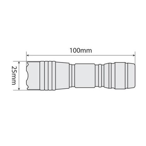 ΦΑΚΟΣ TRAVELLER 1SMD LED 0,5w 100x25mm Auto Moto Tyres 